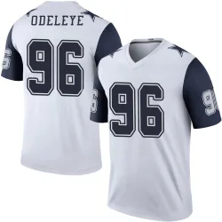 Men's Adedayo Odeleye Dallas Cowboys No.96 Legend Color Rush Jersey - White