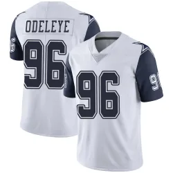 Men's Adedayo Odeleye Dallas Cowboys No.96 Limited Color Rush Vapor Untouchable Jersey - White