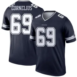 Men's Ajani Cornelius Dallas Cowboys No.69 Legend Jersey - Navy