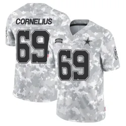 Men's Ajani Cornelius Dallas Cowboys No.69 Limited 2024 Salute to Service Jersey - Arctic Camo