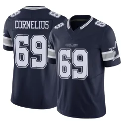 Men's Ajani Cornelius Dallas Cowboys No.69 Limited Vapor F.U.S.E. Jersey - Navy