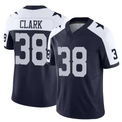 Men's Alijah Clark Dallas Cowboys No.38 Limited Alternate Vapor F.U.S.E. Jersey - Navy