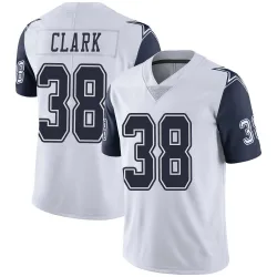 Men's Alijah Clark Dallas Cowboys No.38 Limited Color Rush Vapor Untouchable Jersey - White