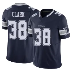 Men's Alijah Clark Dallas Cowboys No.38 Limited Vapor F.U.S.E. Jersey - Navy