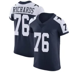 Men's Asim Richards Dallas Cowboys No.76 Elite Alternate Vapor Untouchable Jersey - Navy
