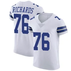Men's Asim Richards Dallas Cowboys No.76 Elite Vapor Untouchable Jersey - White
