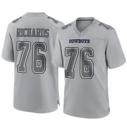 Men's Asim Richards Dallas Cowboys No.76 Game Atmosphere Fashion Jersey - Gray