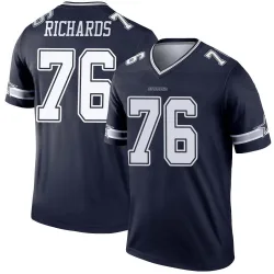 Men's Asim Richards Dallas Cowboys No.76 Legend Jersey - Navy