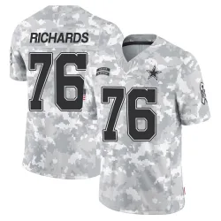 Men's Asim Richards Dallas Cowboys No.76 Limited 2024 Salute to Service Jersey - Arctic Camo