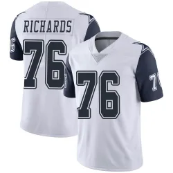Men's Asim Richards Dallas Cowboys No.76 Limited Color Rush Vapor Untouchable Jersey - White