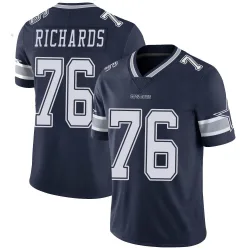 Men's Asim Richards Dallas Cowboys No.76 Limited Team Color Vapor Untouchable Jersey - Navy