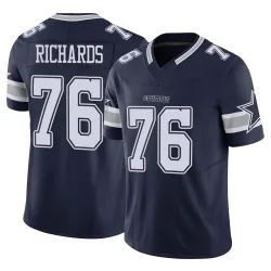 Men's Asim Richards Dallas Cowboys No.76 Limited Vapor F.U.S.E. Jersey - Navy