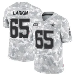 Men's Austin Larkin Dallas Cowboys No.65 Limited 2024 Salute to Service Jersey - Arctic Camo