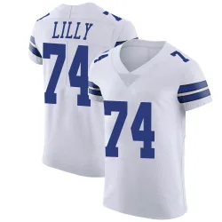 Men's Bob Lilly Dallas Cowboys No.74 Elite Vapor Untouchable Jersey - White