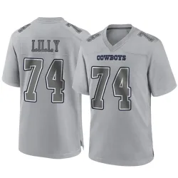 Men's Bob Lilly Dallas Cowboys No.74 Game Atmosphere Fashion Jersey - Gray