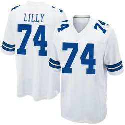 Men's Bob Lilly Dallas Cowboys No.74 Game Jersey - White