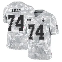 Men's Bob Lilly Dallas Cowboys No.74 Limited 2024 Salute to Service Jersey - Arctic Camo