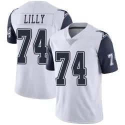 Men's Bob Lilly Dallas Cowboys No.74 Limited Color Rush Vapor Untouchable Jersey - White