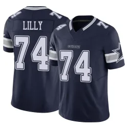 Men's Bob Lilly Dallas Cowboys No.74 Limited Vapor F.U.S.E. Jersey - Navy