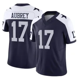 Men's Brandon Aubrey Dallas Cowboys No.17 Limited Alternate Vapor F.U.S.E. Jersey - Navy