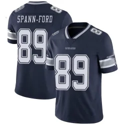 Men's Brevyn Spann-Ford Dallas Cowboys No.89 Limited Team Color Vapor Untouchable Jersey - Navy