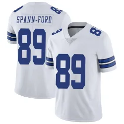 Men's Brevyn Spann-Ford Dallas Cowboys No.89 Limited Vapor Untouchable Jersey - White