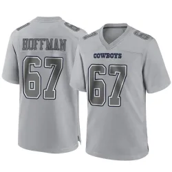 Men's Brock Hoffman Dallas Cowboys No.67 Game Atmosphere Fashion Jersey - Gray