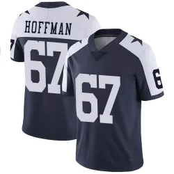 Men's Brock Hoffman Dallas Cowboys No.67 Limited Alternate Vapor Untouchable Jersey - Navy