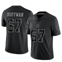 Men's Brock Hoffman Dallas Cowboys No.67 Limited Reflective Jersey - Black