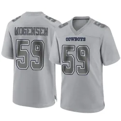 Men's Brock Mogensen Dallas Cowboys No.59 Game Atmosphere Fashion Jersey - Gray