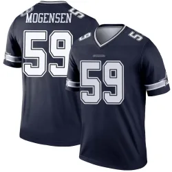 Men's Brock Mogensen Dallas Cowboys No.59 Legend Jersey - Navy