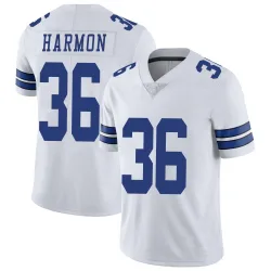 Men's Bruce Harmon Dallas Cowboys No.36 Limited Vapor Untouchable Jersey - White