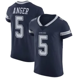 Men's Bryan Anger Dallas Cowboys No.5 Elite Team Color Vapor Untouchable Jersey - Navy