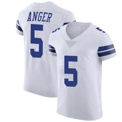 Men's Bryan Anger Dallas Cowboys No.5 Elite Vapor Untouchable Jersey - White