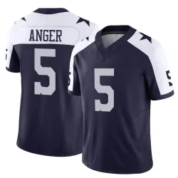 Men's Bryan Anger Dallas Cowboys No.5 Limited Alternate Vapor F.U.S.E. Jersey - Navy