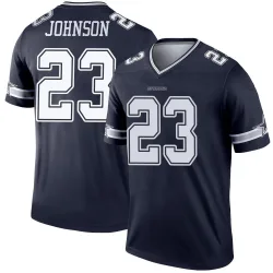 Men's Buddy Johnson Dallas Cowboys No.23 Legend Jersey - Navy