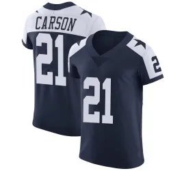 Men's Caelen Carson Dallas Cowboys No.21 Elite Alternate Vapor Untouchable Jersey - Navy
