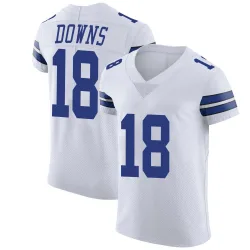 Men's Caleb Downs Dallas Cowboys No.18 Elite Vapor Untouchable Jersey - White