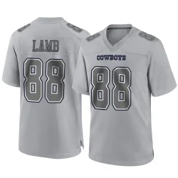 Men's CeeDee Lamb Dallas Cowboys No.88 Game Atmosphere Fashion Jersey - Gray