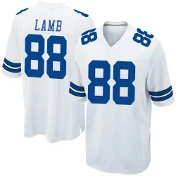 Men's CeeDee Lamb Dallas Cowboys No.88 Game Jersey - White