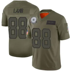 Men's CeeDee Lamb Dallas Cowboys No.88 Limited 2019 Salute to Service Jersey - Camo