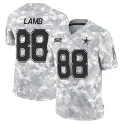 Men's CeeDee Lamb Dallas Cowboys No.88 Limited 2024 Salute to Service Jersey - Arctic Camo