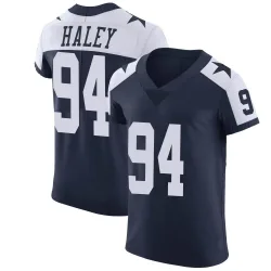 Men's Charles Haley Dallas Cowboys No.94 Elite Alternate Vapor Untouchable Jersey - Navy