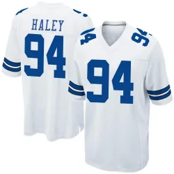 Men's Charles Haley Dallas Cowboys No.94 Game Jersey - White