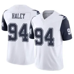Men's Charles Haley Dallas Cowboys No.94 Limited 2nd Alternate Vapor F.U.S.E. Jersey - White