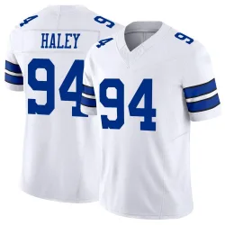 Men's Charles Haley Dallas Cowboys No.94 Limited Vapor F.U.S.E. Jersey - White