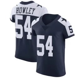 Men's Chuck Howley Dallas Cowboys No.54 Elite Alternate Vapor Untouchable Jersey - Navy