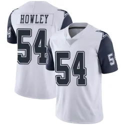 Men's Chuck Howley Dallas Cowboys No.54 Limited Color Rush Vapor Untouchable Jersey - White