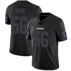 Men's Cooper Beebe Dallas Cowboys No.56 Limited Jersey - Black Impact