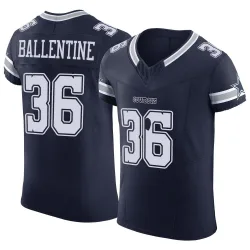 Men's Corey Ballentine Dallas Cowboys No.36 Elite Vapor F.U.S.E. Jersey - Navy